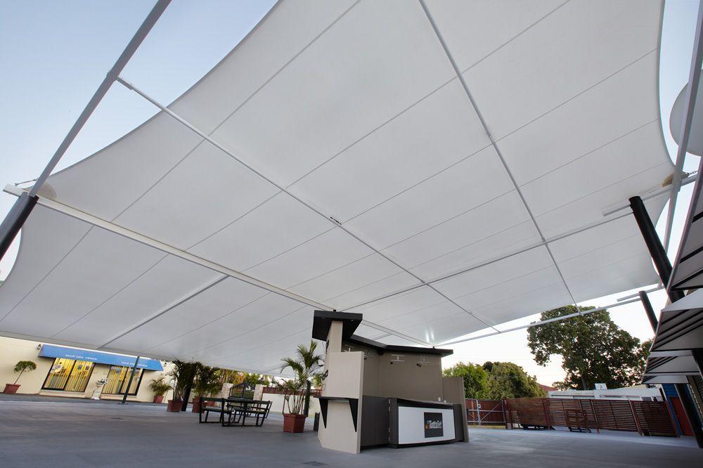 Waterproof shade sails vs. Canopies & Tension Membranes Global Shade