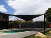 Shade sails for pool shade