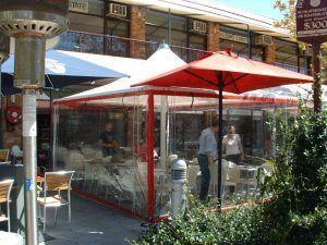 Cafe blinds in Melbourne