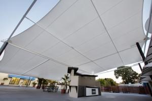 Giant Tension Membrane at Magic Millions Horse Complex  