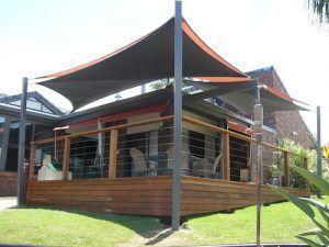 Create an Outdoor living area with shade solutions