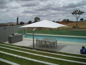 Cantilever Umbrellas provide great pool shade