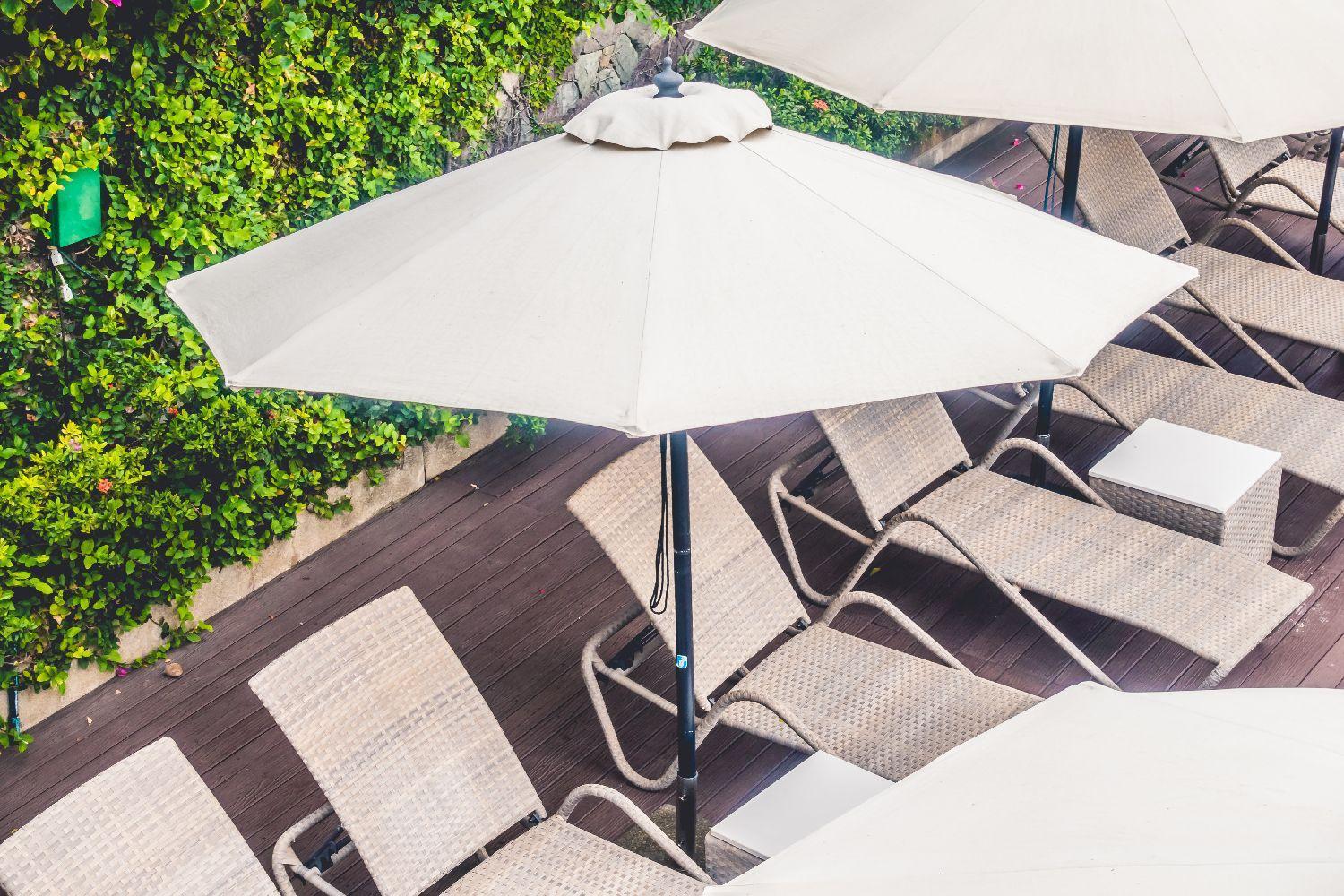 Get oriented with commercial outdoor umbrellas Global Shade