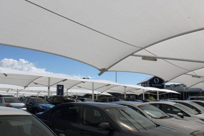 Shade Sails & Structures for Shopping Centre Car Parks