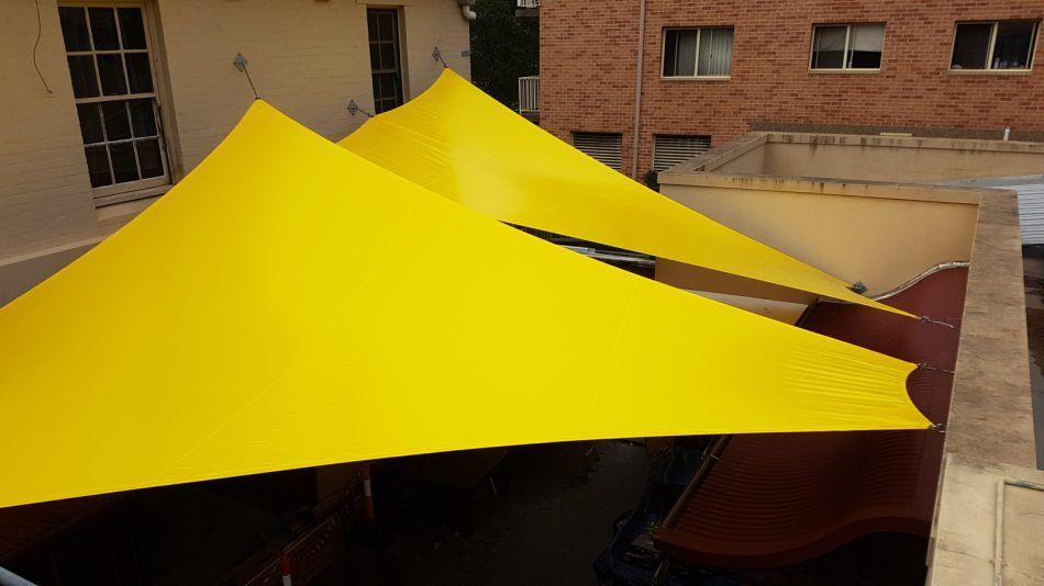 triangle shade sails