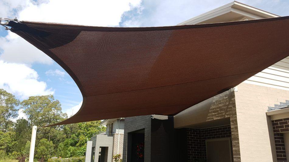 Carport shade sail at Prairiewood, NSW