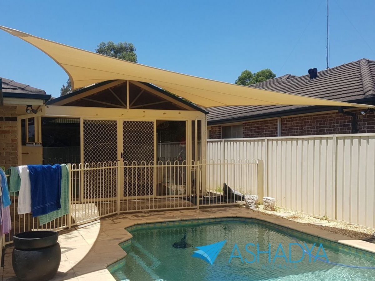 Pool shop shade sail